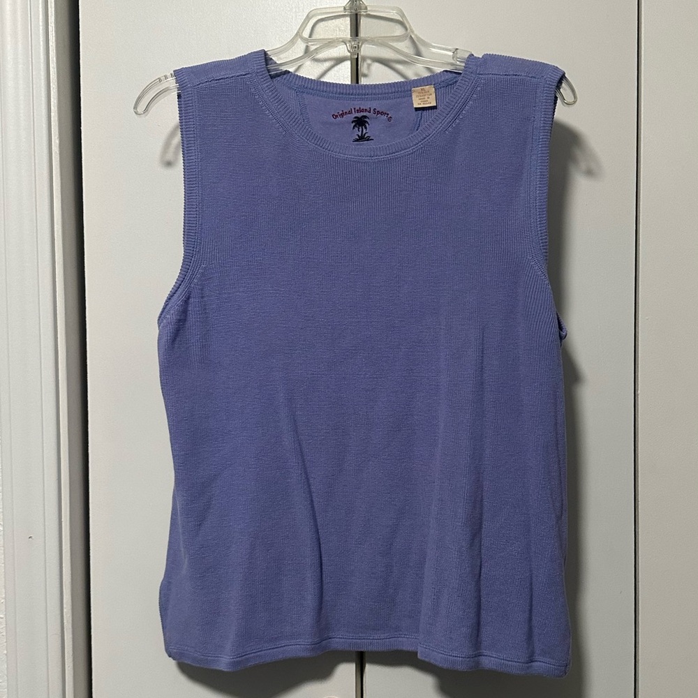 Original Island Sport Knitted Sleeveless Sweater Top